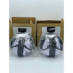 Noise reducing safety Kids ear muff ear protection White 2 Pack